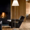 Luceplan Costanza lámpara de pie D13tif, aluminio/blanco