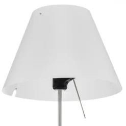 Luceplan Costanzina lámpara de mesa aluminio, blanco