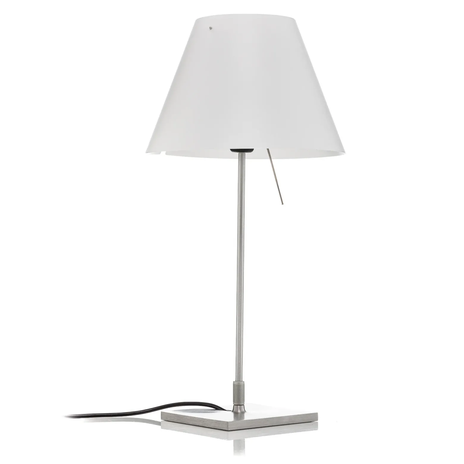 Luceplan Costanzina lámpara de mesa aluminio, blanco