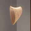Luceplan Illan lámpara colgante LED madera Ø80cm
