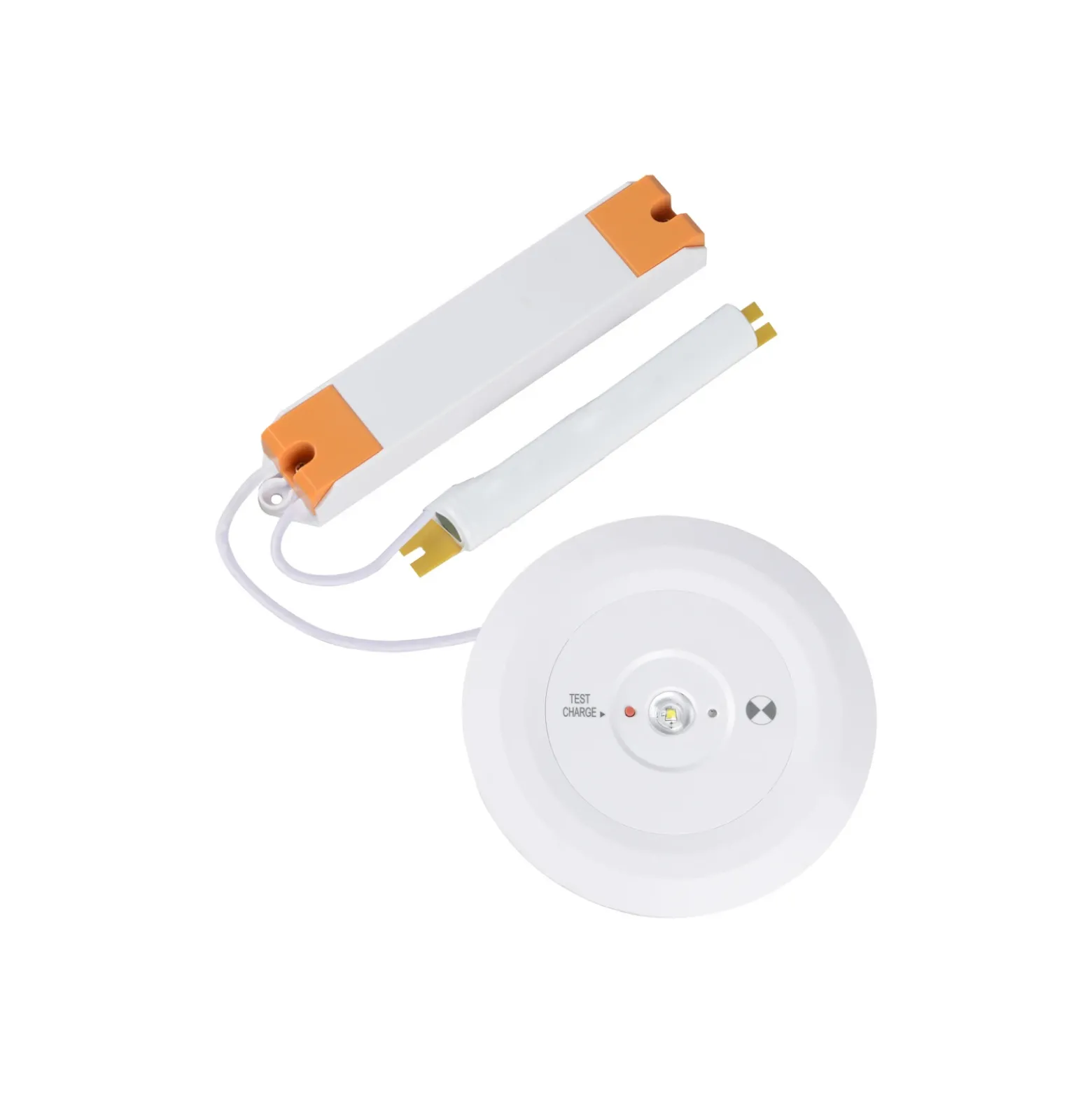 Luz de emergencia empotrada LED Schleswig con batería recargable