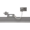 Luz de línea trifásica Ivela Boma 91,5 cm plata