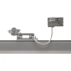 Luz de línea trifásica Ivela Boma 91,5 cm plata