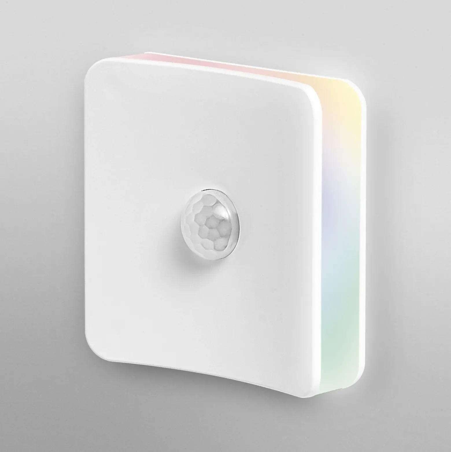 Luz nocturna LED con enchufe LUNETTA SQUARE de OSRAM, sensor RGB