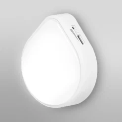 Luz nocturna LED con enchufe LUNETTA RAINDROP de OSRAM, sensor, atenuable