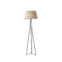 LZF Lola lámpara de pie trípode, negro/marfil