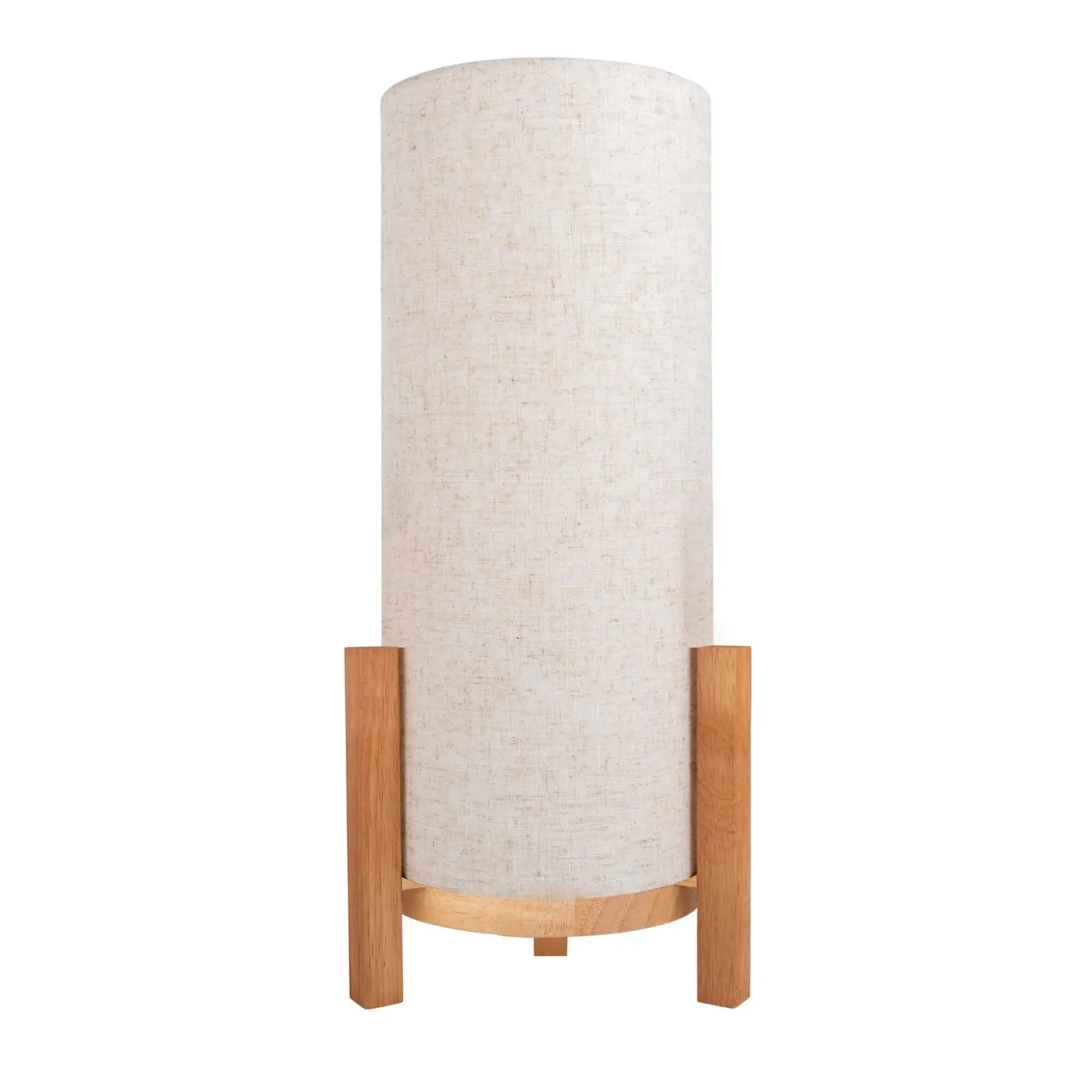 Madita lámpara de mesa LED, altura 48 cm, Natur/lino