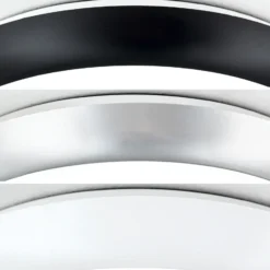 Maggy plafón LED, Ø 25 cm, blanco, CCT, IP65, anillos decorativos