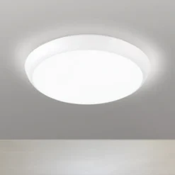 Maggy plafón LED, Ø 25 cm, blanco, CCT, IP65, anillos decorativos