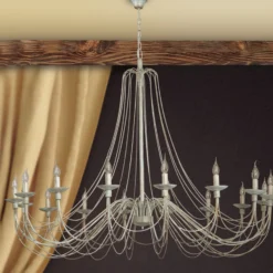 Magnífica lámpara de araña arqueada Antonina 16