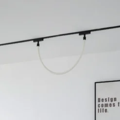 Manguera de luces LED Lindby Lumaro, longitud 100 cm, textil, 48 V