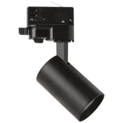 Marco 2 Mini foco LED, riel trifásico, negro, 2.800K