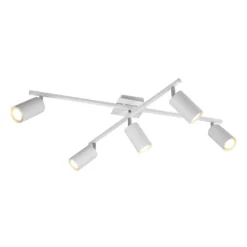 Marley downlight de techo blanco mate 5 luces