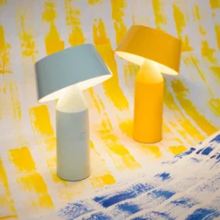 MARSET Bicoca lámpara de mesa LED batería amarillo