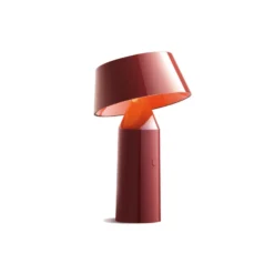 MARSET Bicoca lámpara mesa LED batería vino tinto