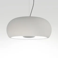 MARSET Vetra lámpara colgante LED, Ø 43 cm, blanco