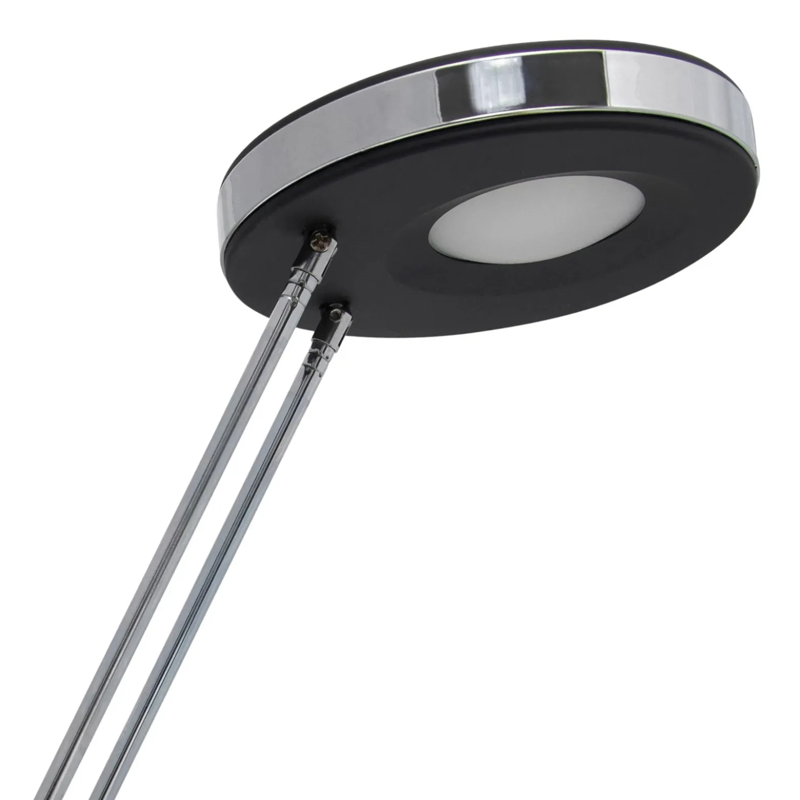 MAULpuck Lámpara de mesa LED, brazo telescópico, negro