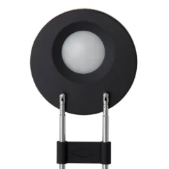 MAULpuck Lámpara de mesa LED, brazo telescópico, negro