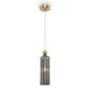 Maytoni Antic colgante, pantalla de vidrio en gris