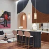 Maytoni Antic colgante, pantalla de vidrio blanco