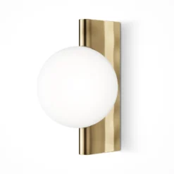Maytoni aplique de pared Avant-garde latón cristal/metal altura 30 cm