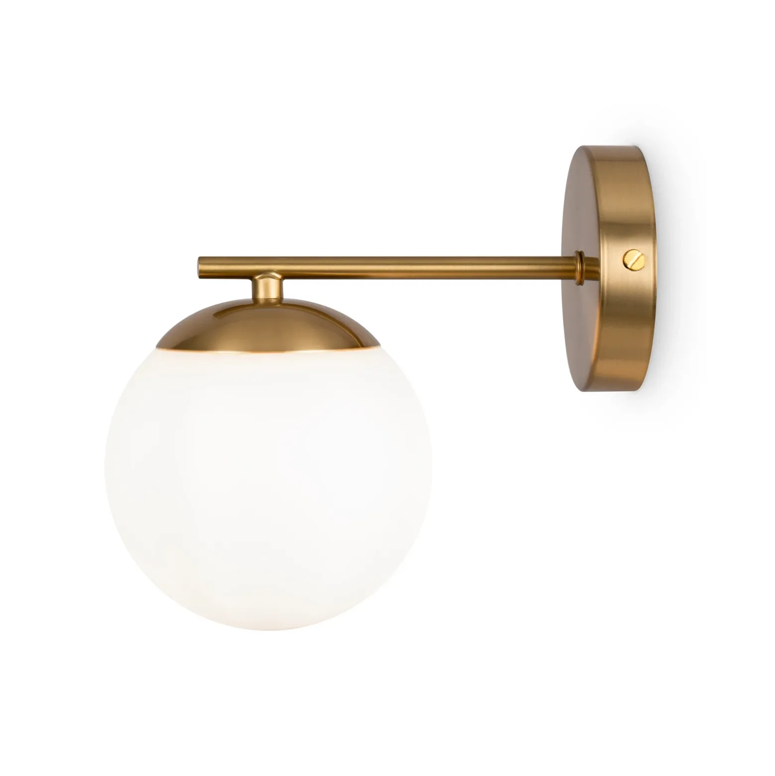 Maytoni Aplique de pared de mármol con pantalla de cristal