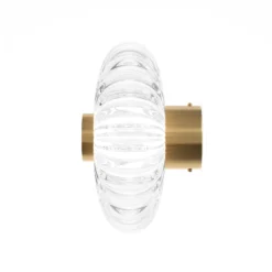 Maytoni aplique de pared LED Amuleto, redondo, Ø 18 cm, transparente /