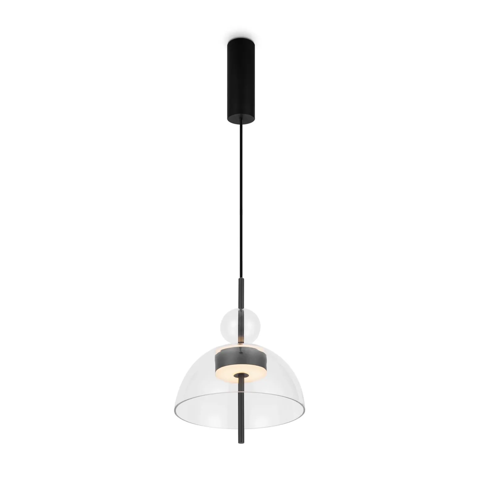 Maytoni Bangkok, forma esférica, transparente, Ø 25 cm, vidrio