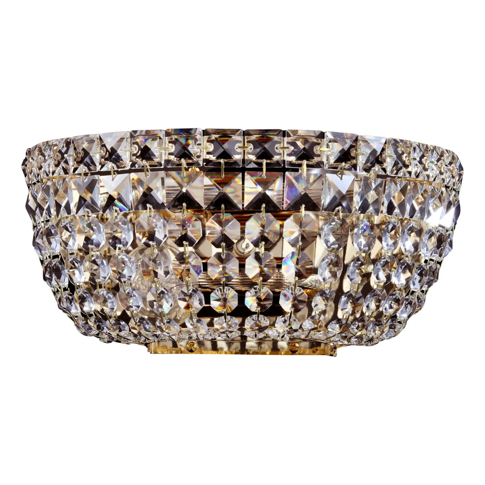 Maytoni Basfor aplique, elegante cortina cristal