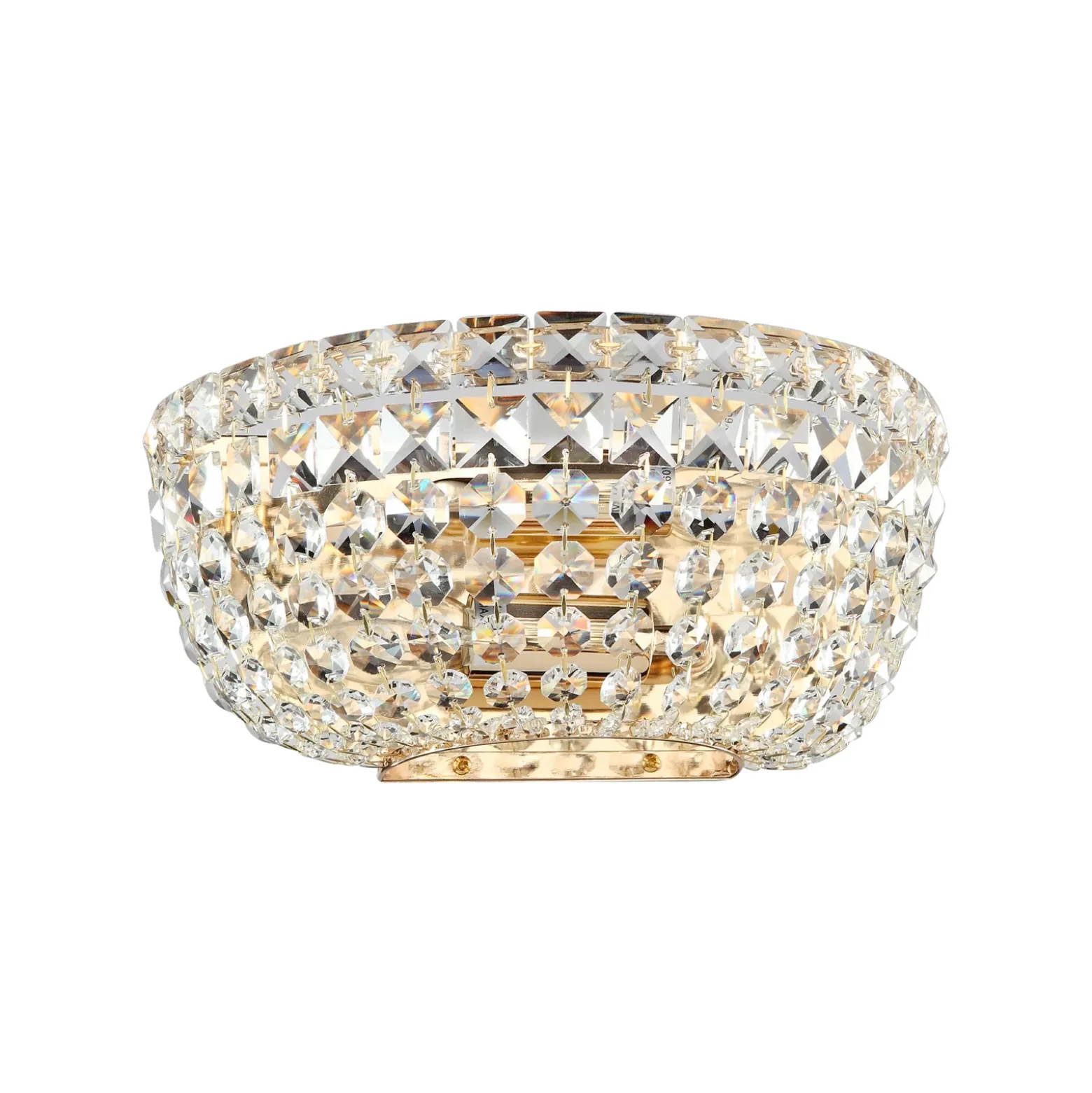 Maytoni Basfor aplique, elegante cortina cristal
