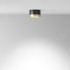 Maytoni downlight Aro, negro/oro Altura 5 cm Ø 8,5 cm GX53