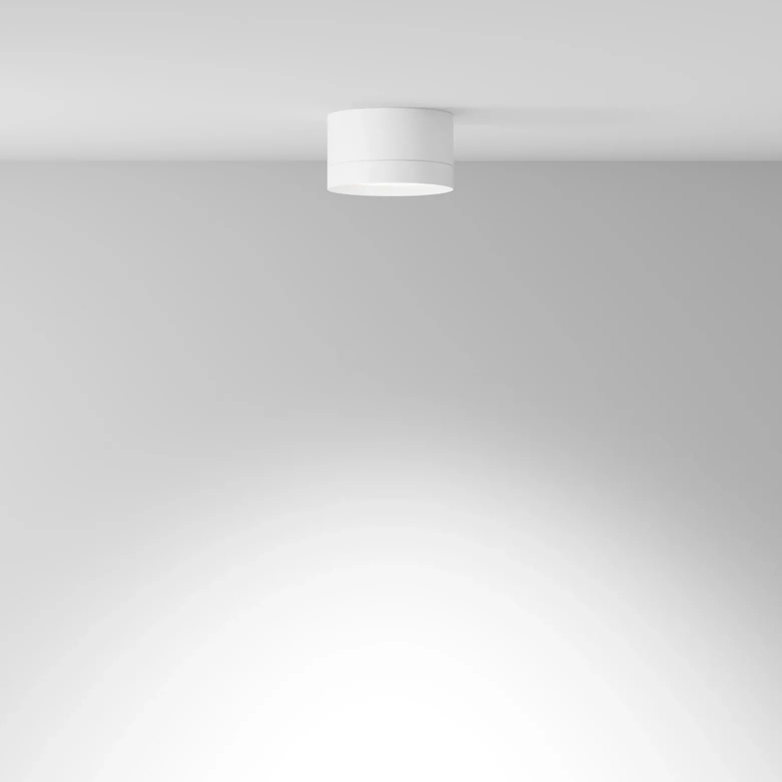 Maytoni downlight Hoop, blanco, altura 5 cm, Ø 8,5 cm, aluminio, GX53