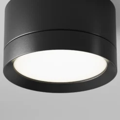 Maytoni downlight Hoop, negro, altura 5 cm Ø 8,5 cm aluminio GX53