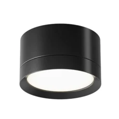 Maytoni downlight Hoop, negro, altura 5 cm Ø 8,5 cm aluminio GX53