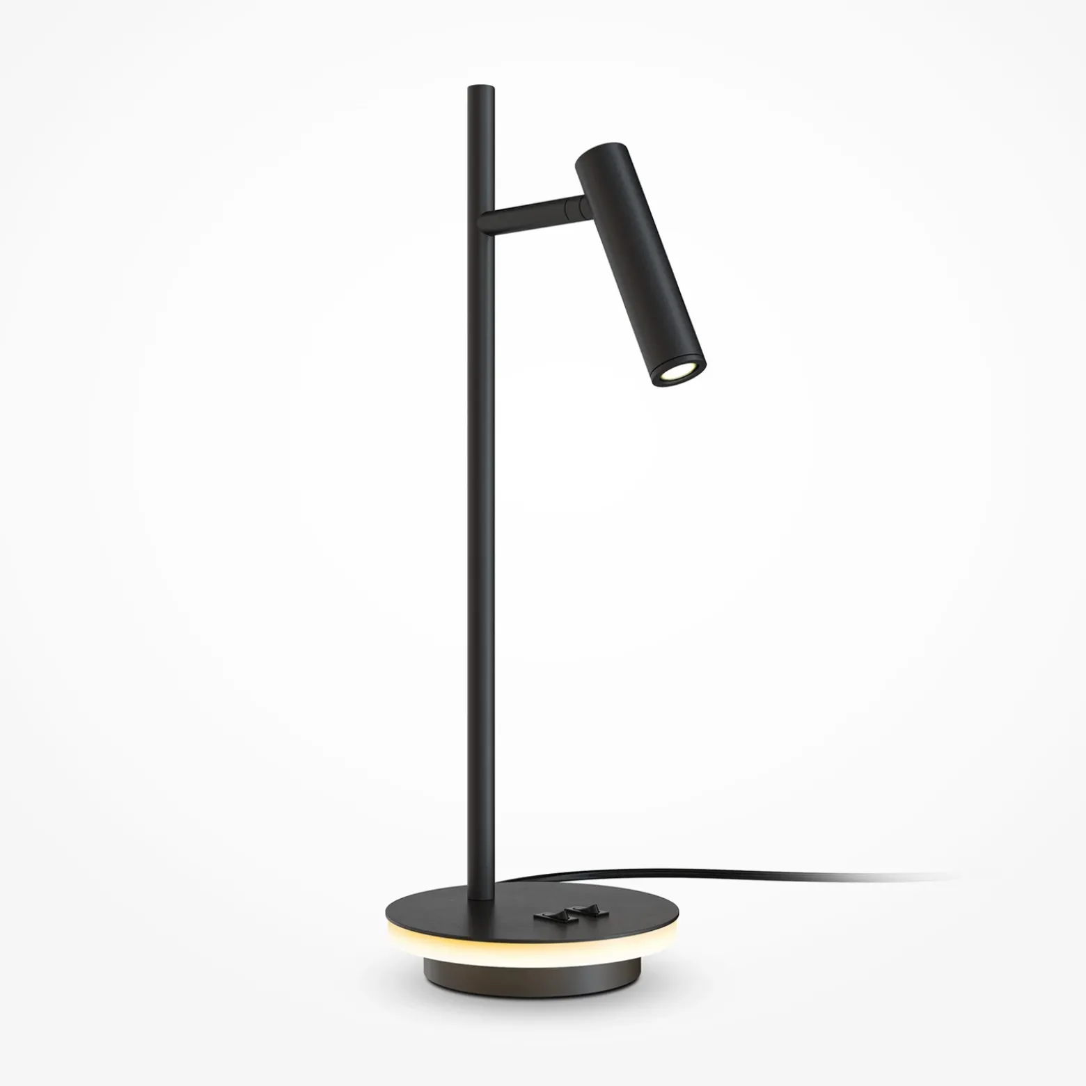 Maytoni Estudo lámpara de mesa LED, negro Altura 45,5 cm metal