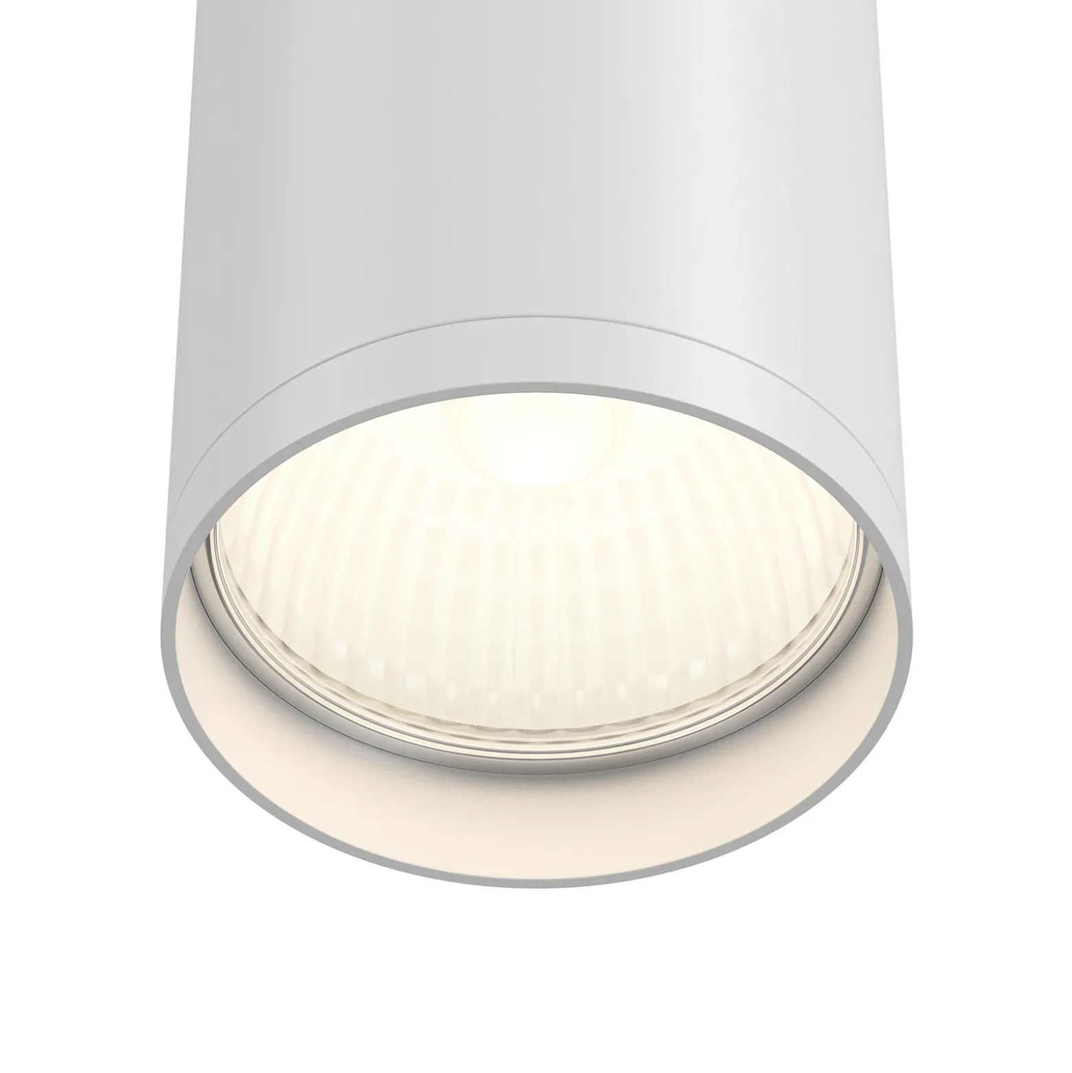 Maytoni Focus downlight, blanco, Ø 5,2 cm, aluminio, GU10