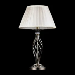 Maytoni Grace lámpara de mesa 1 luz latón/beige