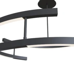 Maytoni Line lámpara colgante LED redondo, 4.000 K