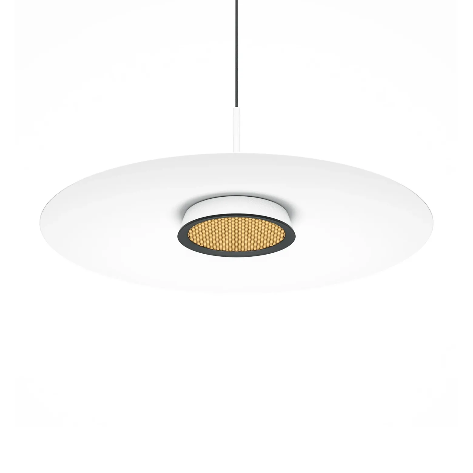 Maytoni lámpara colgante LED El, Ø 50 cm, blanco, aluminio