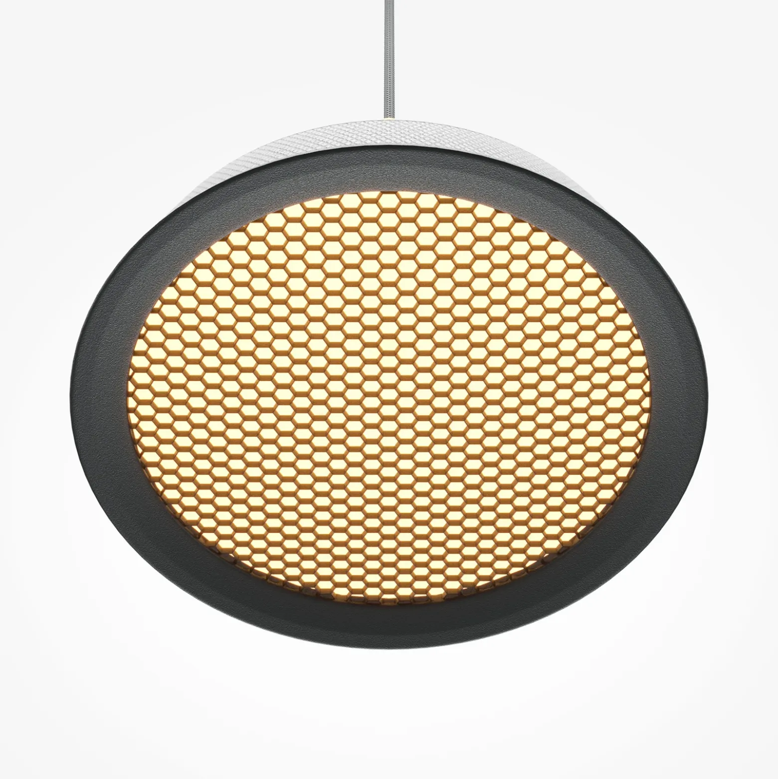 Maytoni lámpara colgante LED El, Ø 15,3 cm, blanco, aluminio