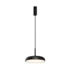 Maytoni lámpara colgante LED Gerhard, negra, Ø 30 cm, metal