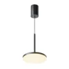 Maytoni lámpara colgante LED Plato, negra, Ø 18,5 cm, aluminio
