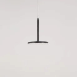 Maytoni lámpara colgante LED Plato, negra, Ø 18,5 cm, aluminio