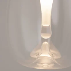 Maytoni lámpara colgante LED Splash, transparente, Ø 20 cm, cristal