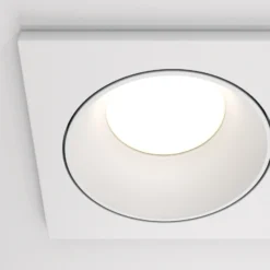 Maytoni lámpara de techo empotrable Zoom blanco 17 x 9 cm 2 luces IP65