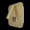 Maytoni los 176 aplique LED, 3.000K, angular, oro