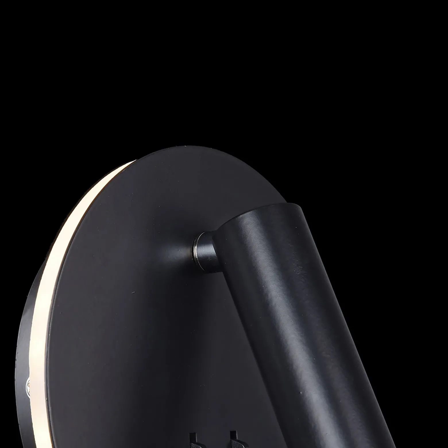 Maytoni los 176 aplique LED 3.000K redondo negro