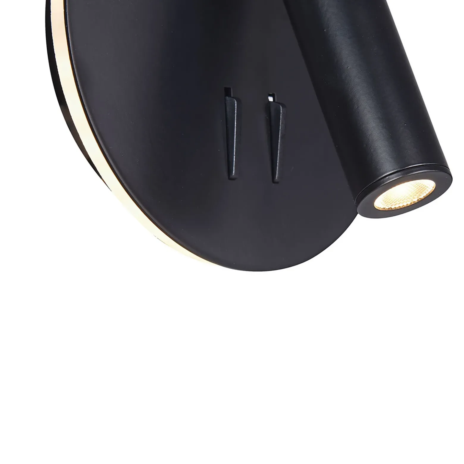 Maytoni los 176 aplique LED 3.000K redondo negro