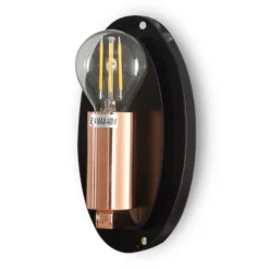 Maytoni Mabell aplique de vidrio, cobre