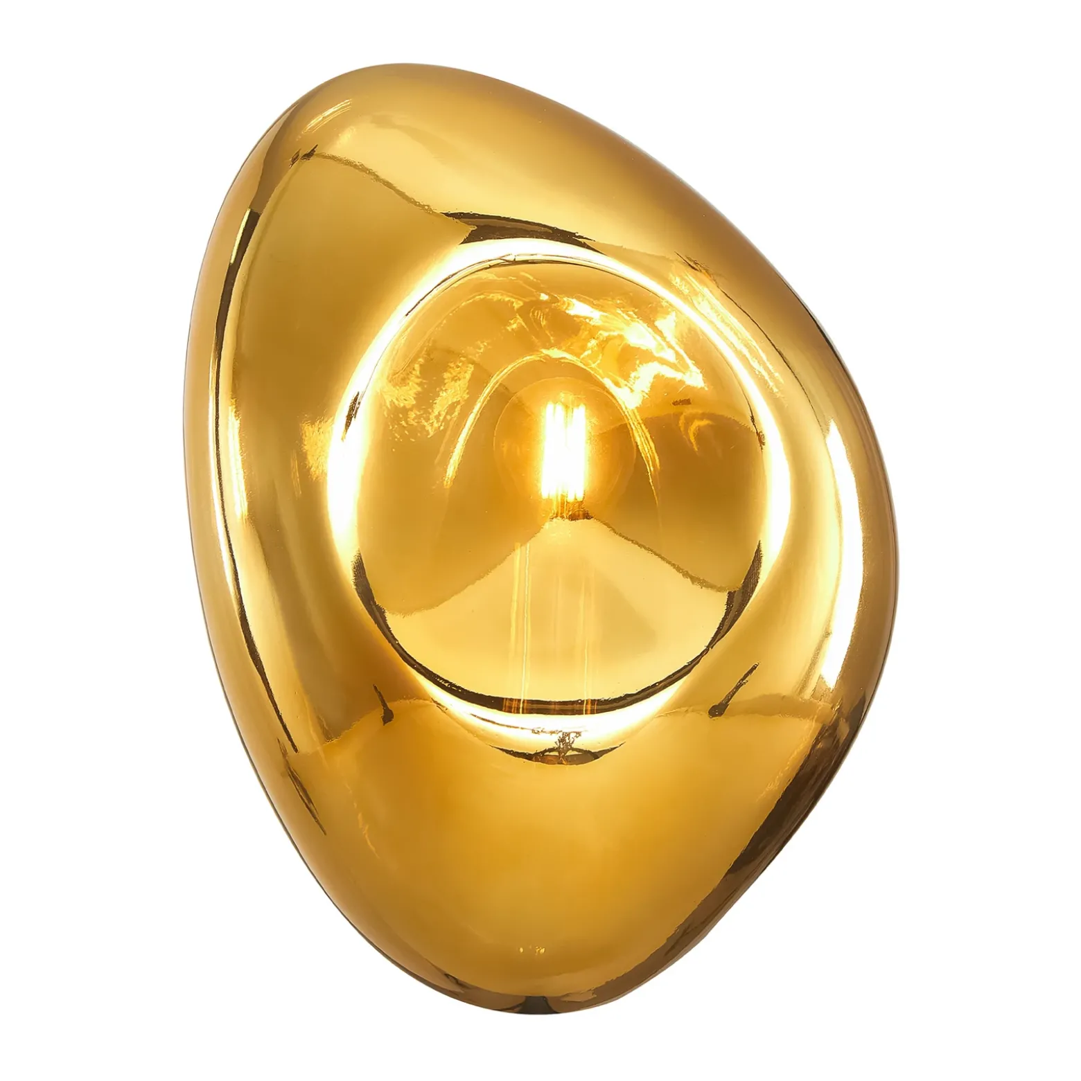 Maytoni Mabell aplique de vidrio, oro